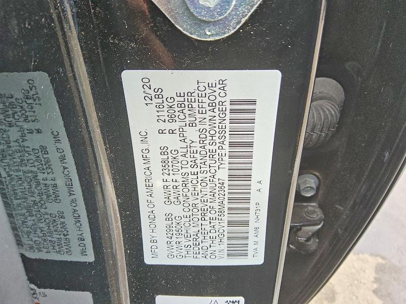 2021 Honda Accord exl