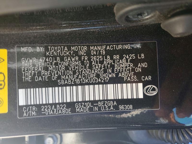 2019 Lexus Es 350