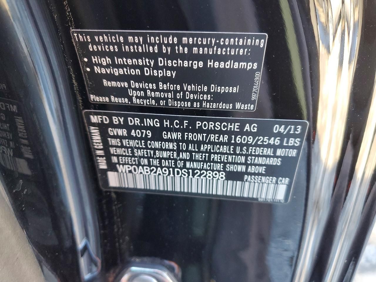 2013 Porsche 911 Carrera s