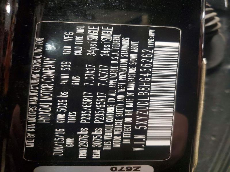 2017 Hyundai Santa fe Sport