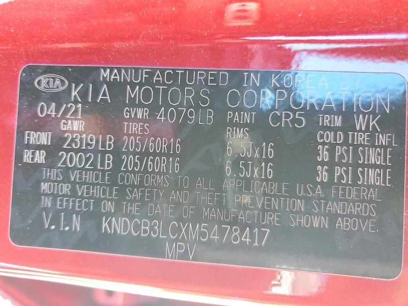 2021 KIA Niro lx