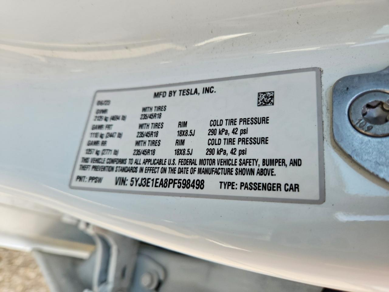 2023 Tesla Model 3