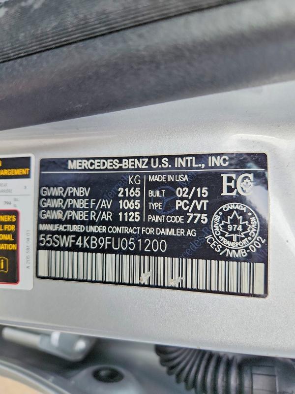 2015 Mercedes-Benz C 300 4matic