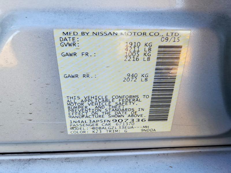 2015 Nissan Altima 2.5