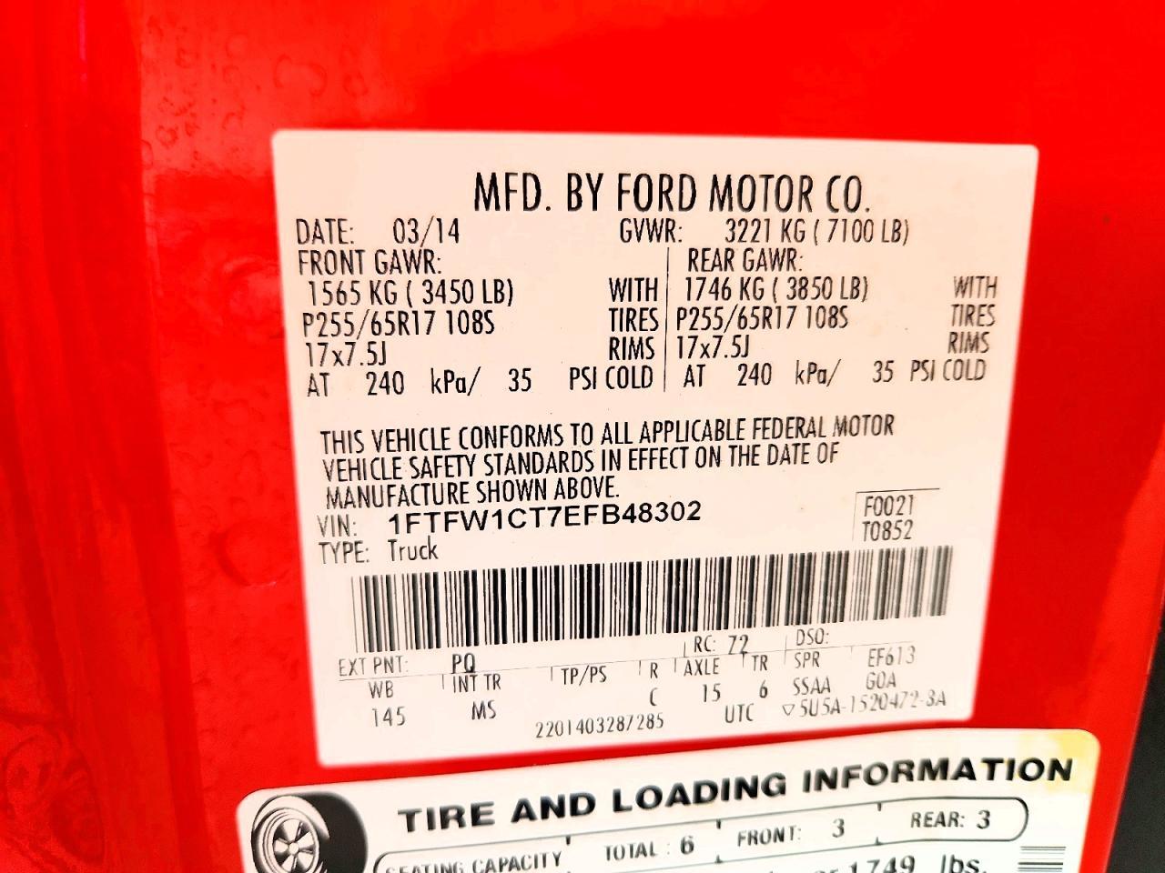 2014 Ford F150 Supercrew