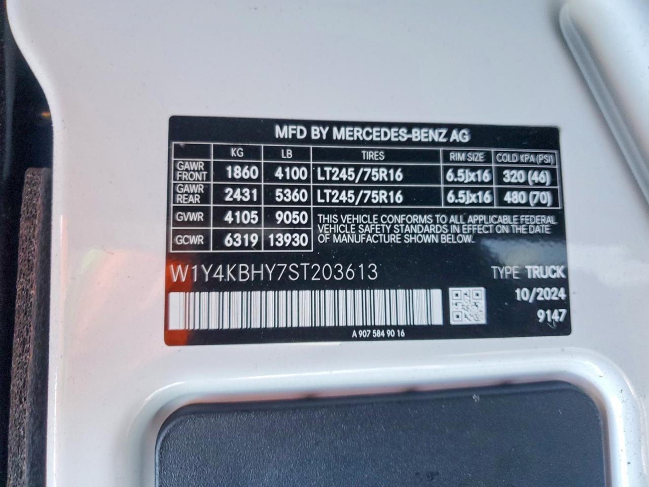 2025 Mercedes-Benz Sprinter 2500