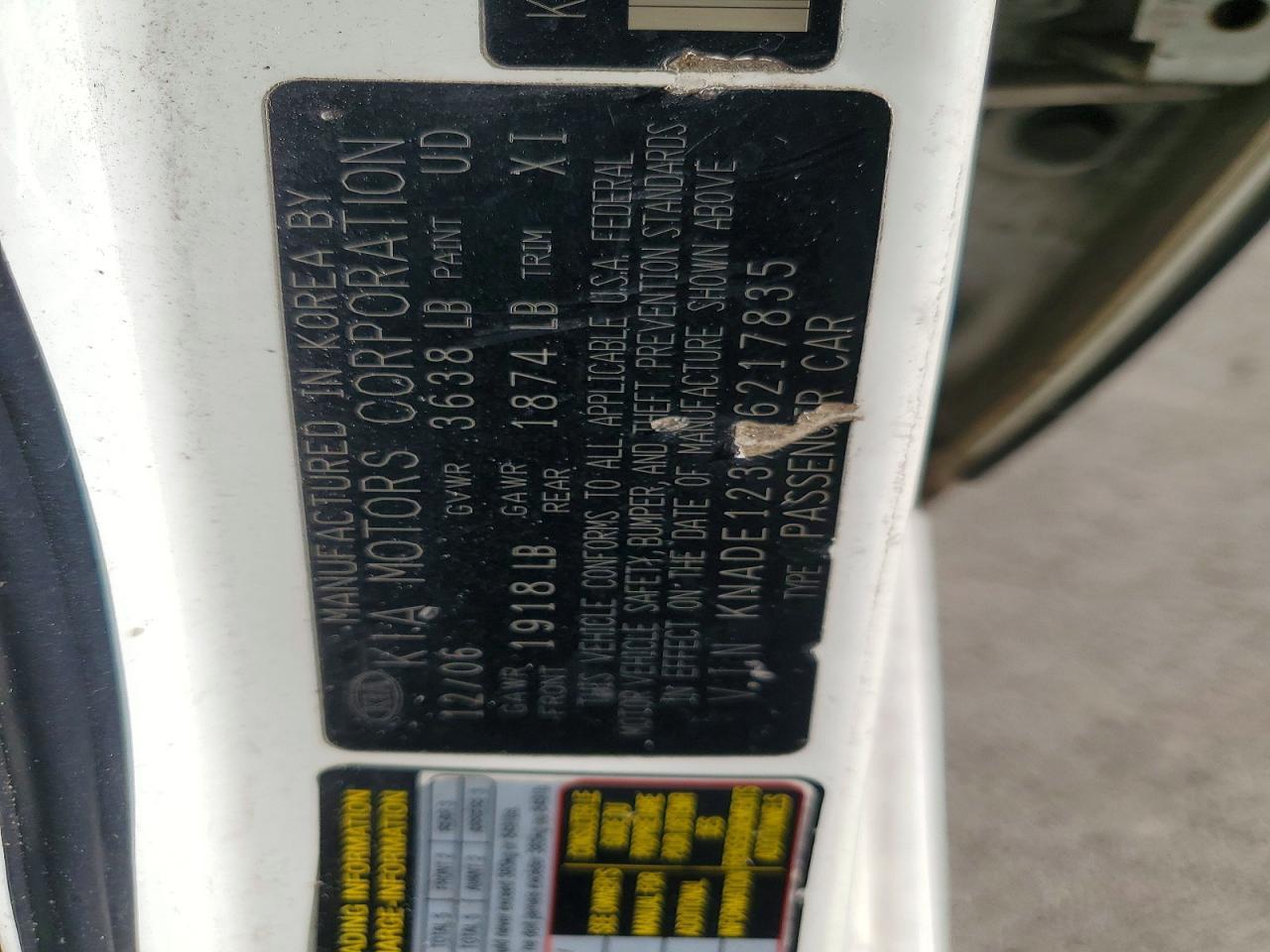 2007 KIA Rio Base