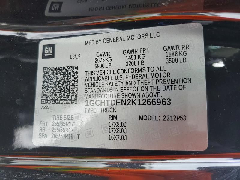 2019 Chevrolet Colorado Z71