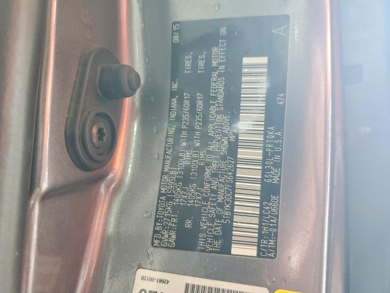 2015 Toyota Sienna xle Premium 8-passenger