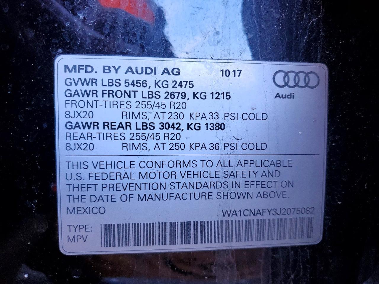 2018 Audi Q5 Prestige