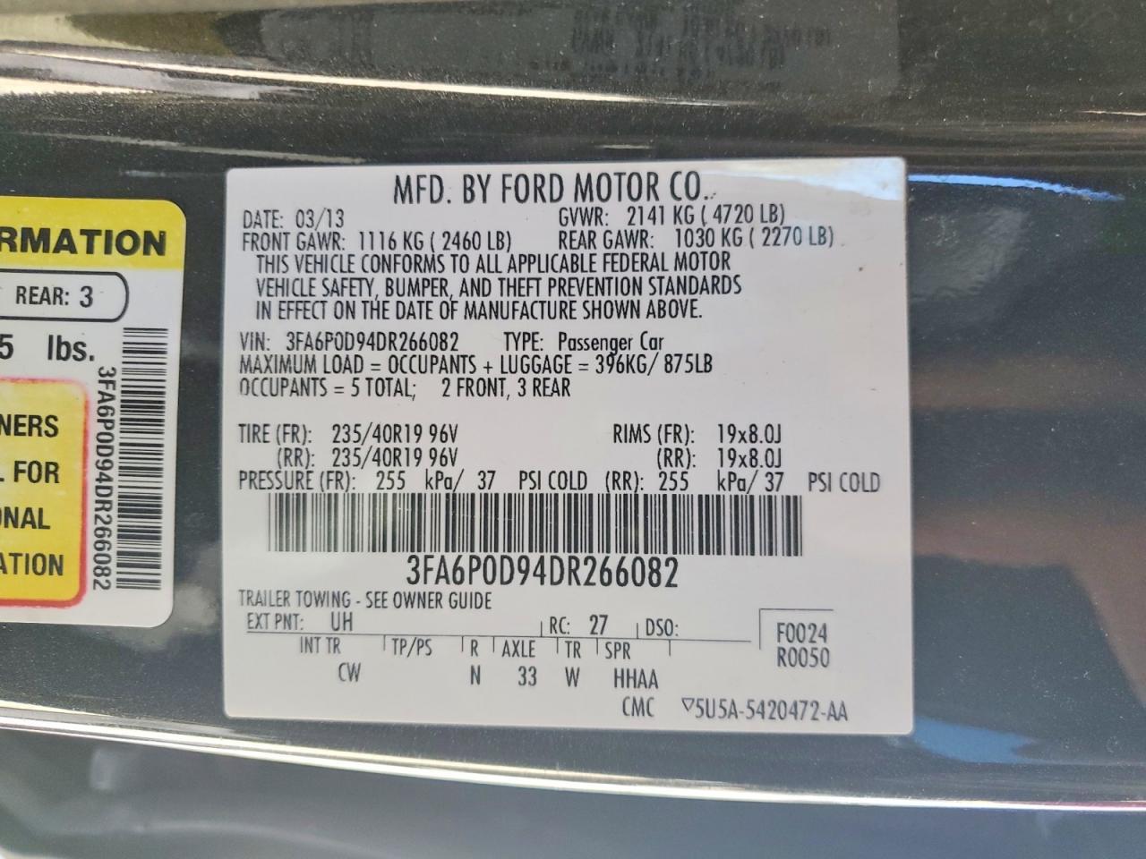 2013 Ford Fusion Titanium