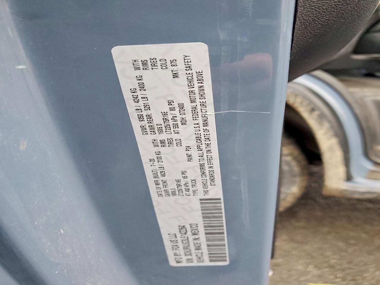 2020 Dodge RAM Promaster 3500 Delivery Van