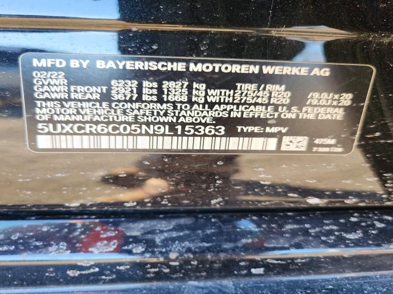 2022 BMW X5 Xdrive40i