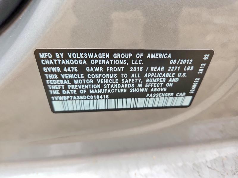 2013 Volkswagen Passat se