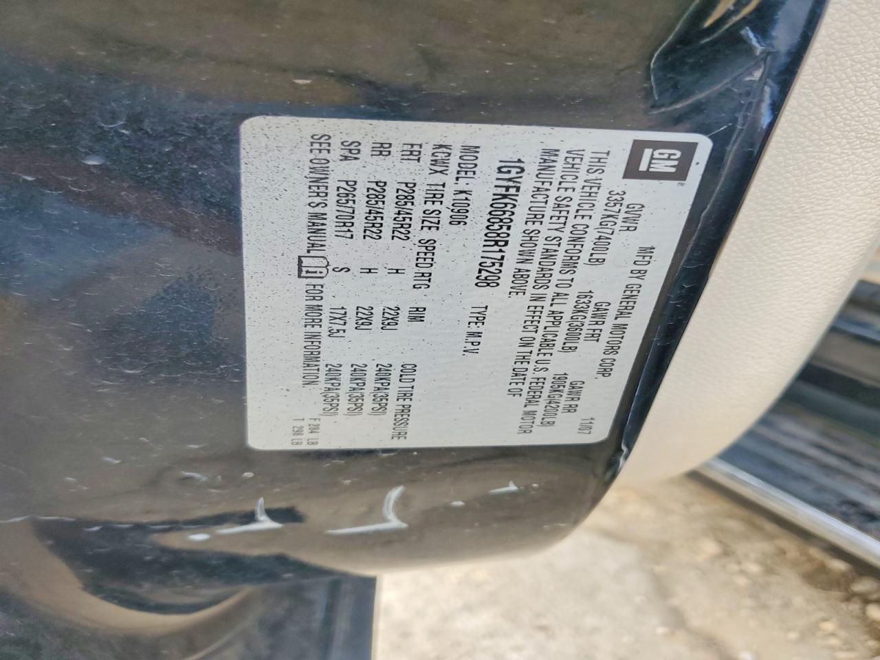 2008 Cadillac Escalade esv