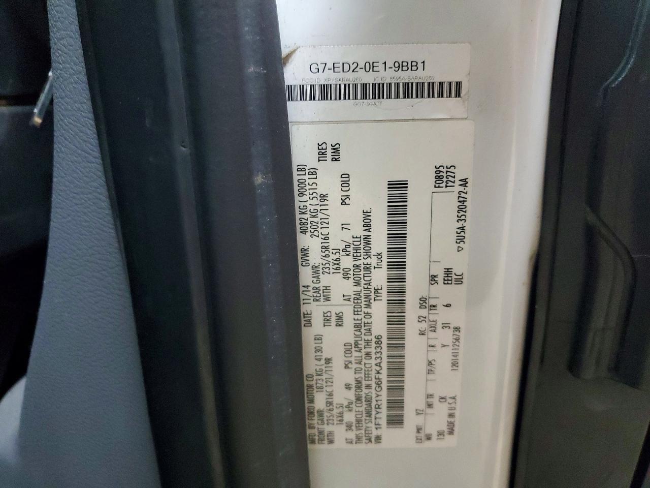2015 Ford Transit T-250