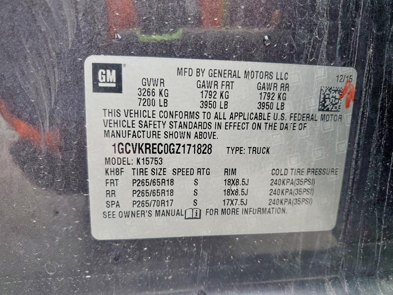 2016 Chevrolet Other