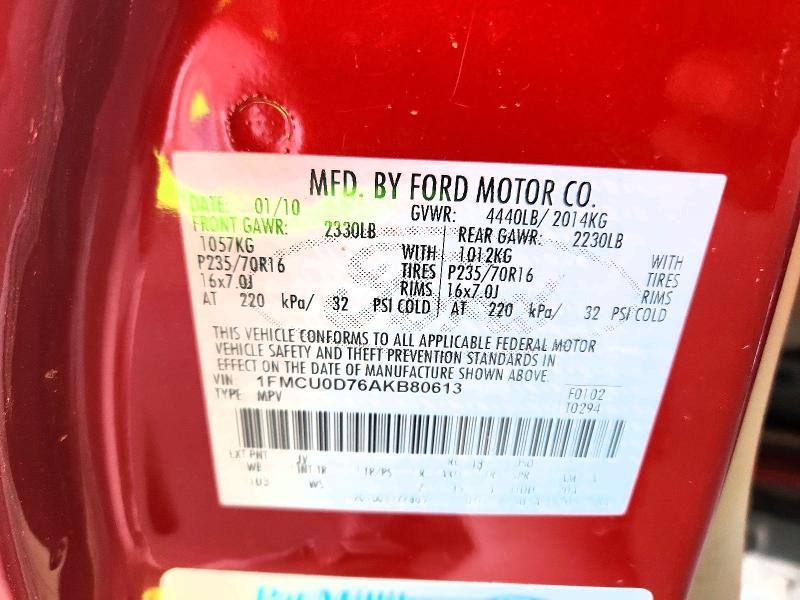 2010 Ford Escape xlt