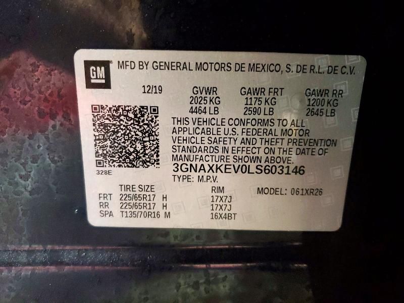 2020 Chevrolet Equinox lt