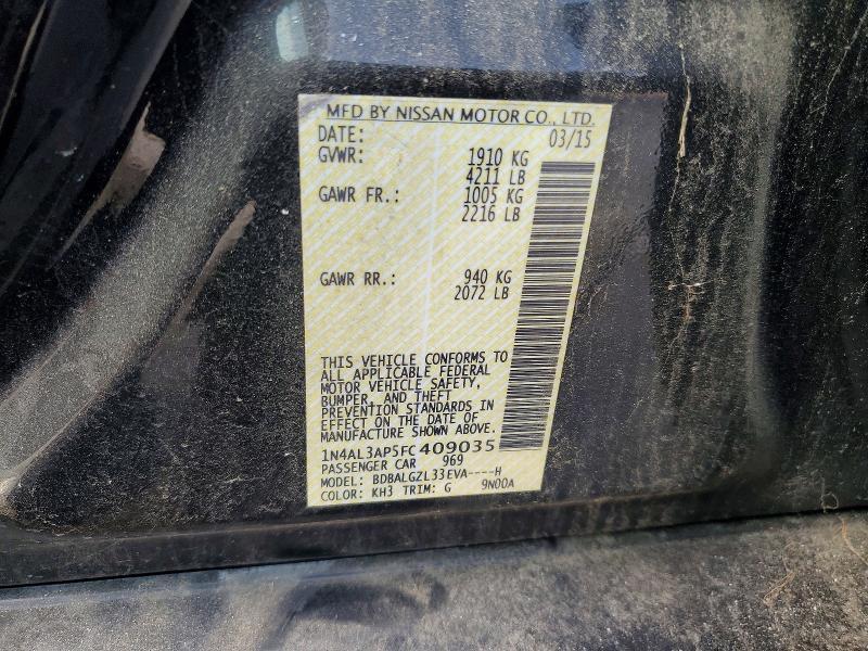 2015 Nissan Altima 2.5 s