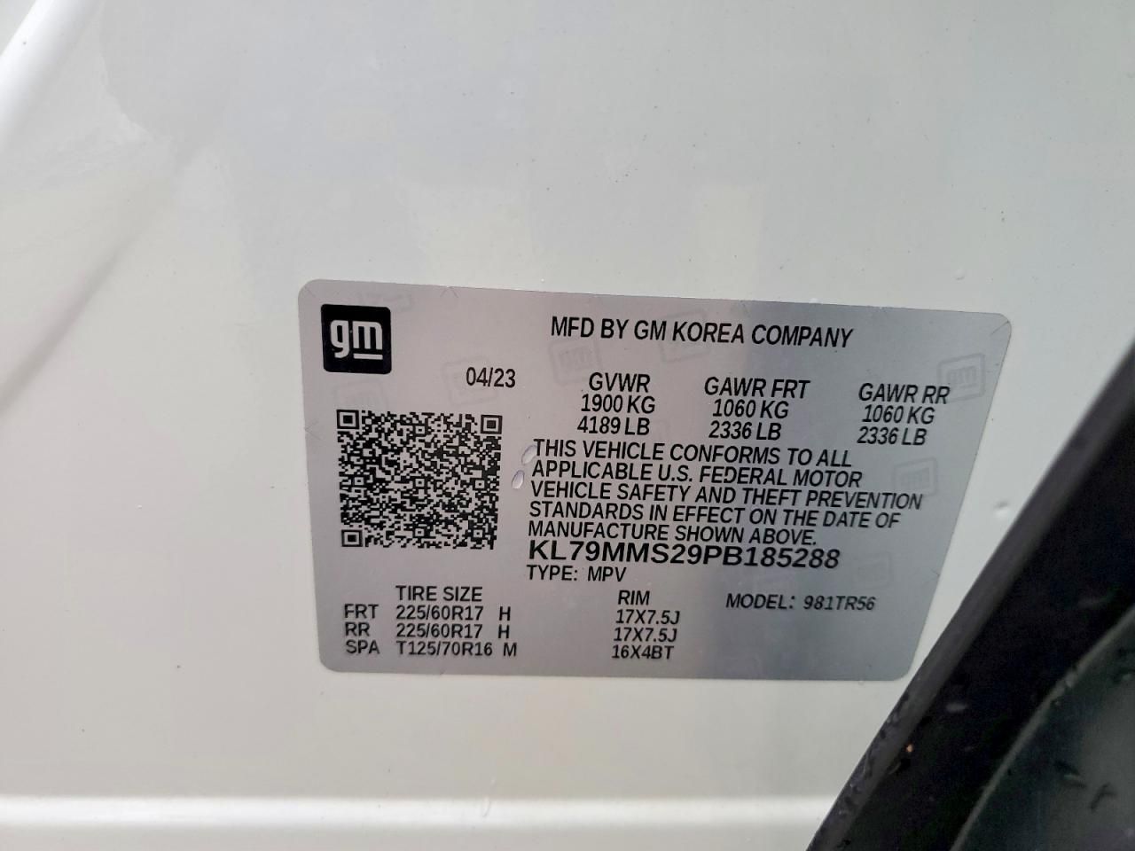 2023 Chevrolet Trailblazer ls