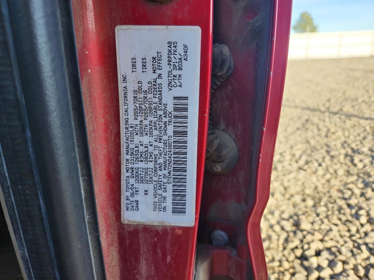 2004 Toyota Tacoma Double Cab