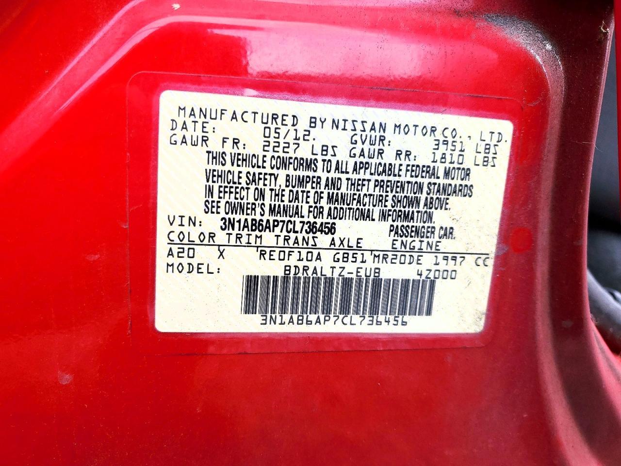 2012 Nissan Sentra 2.0