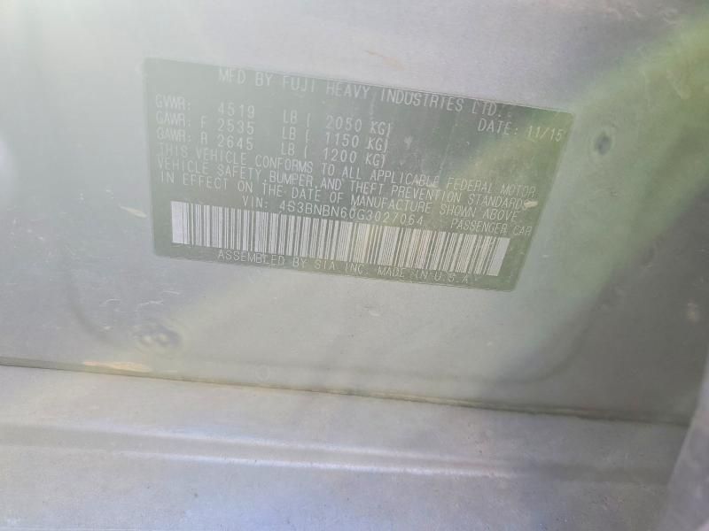 2016 Subaru Legacy 2.5i Limited