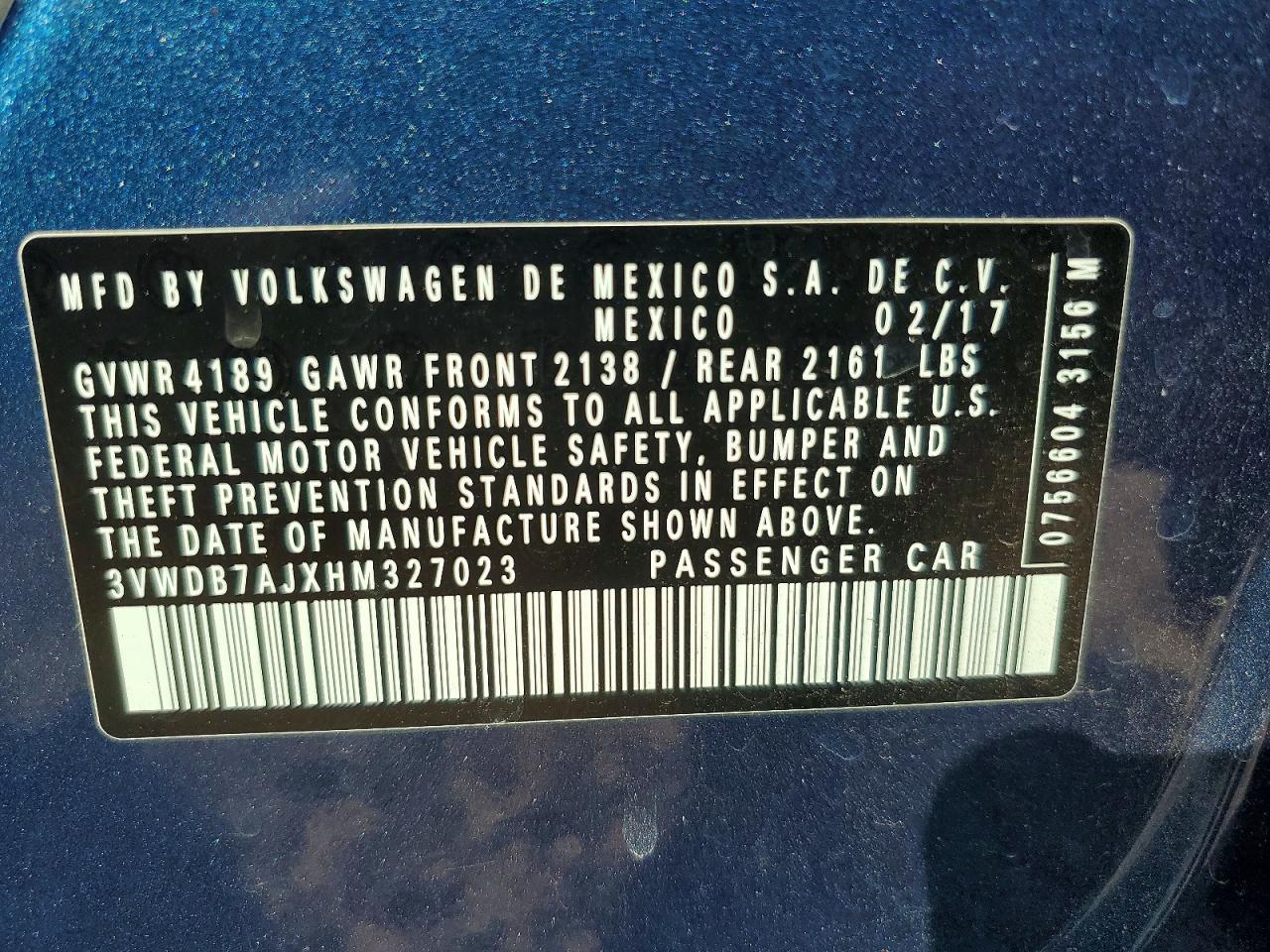 2017 Volkswagen Jetta se