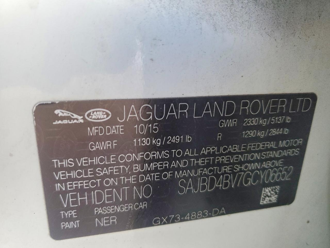 2016 Jaguar Xf Premium