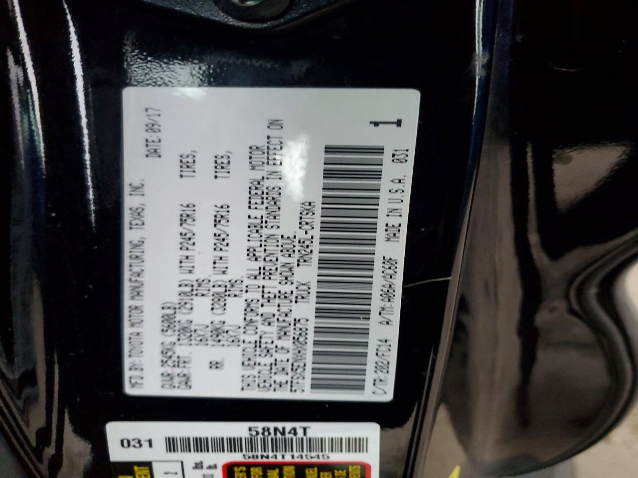 2017 Toyota Tacoma Access cab