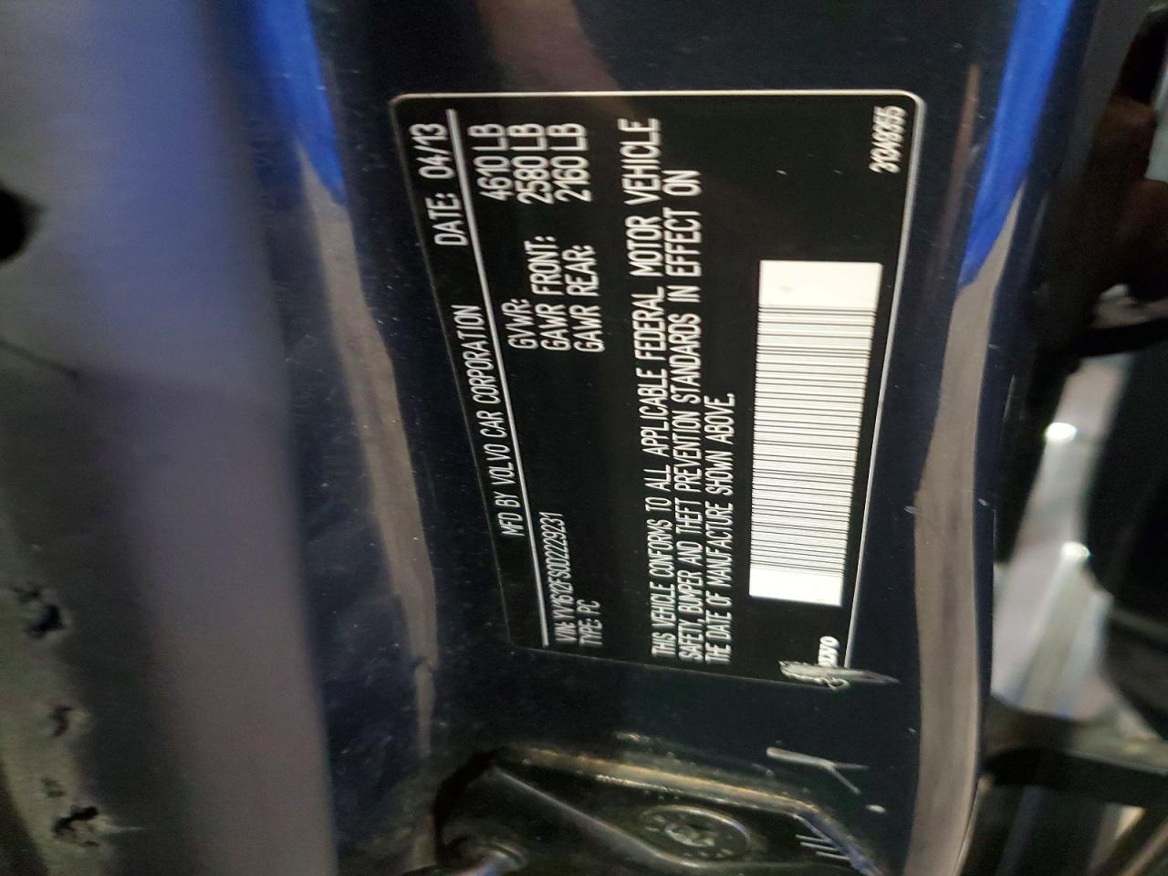 2013 Volvo S60 T5