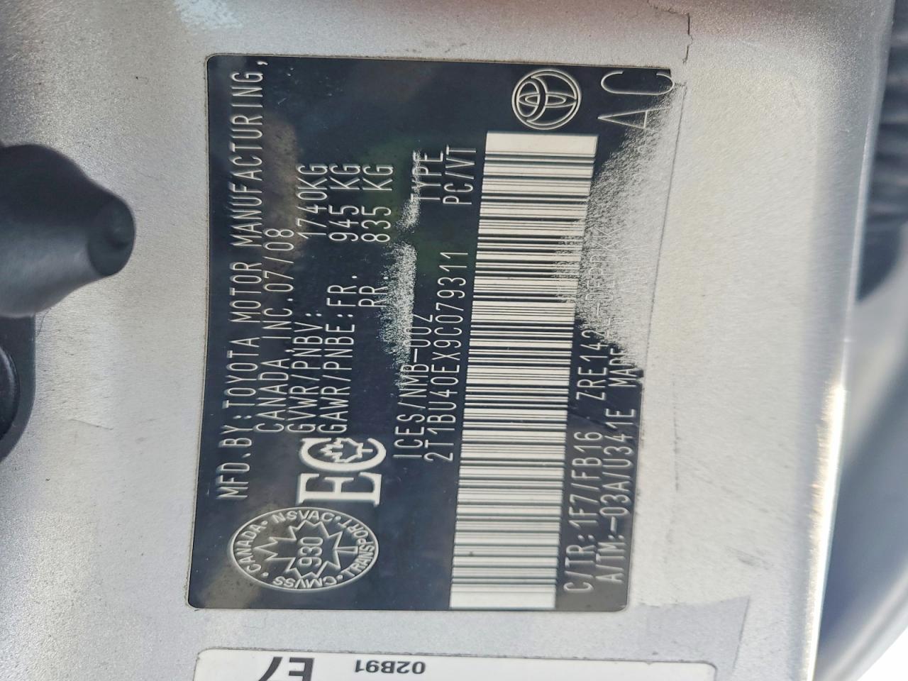 2009 Toyota Corolla Base