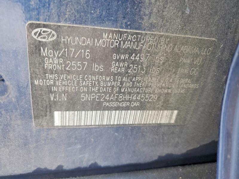 2017 Hyundai Sonata se