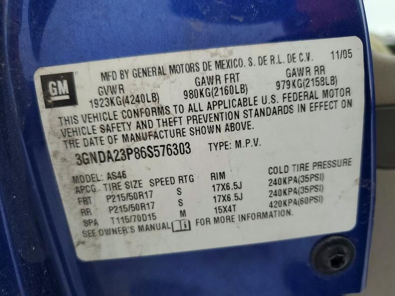 2006 Chevrolet Hhr lt