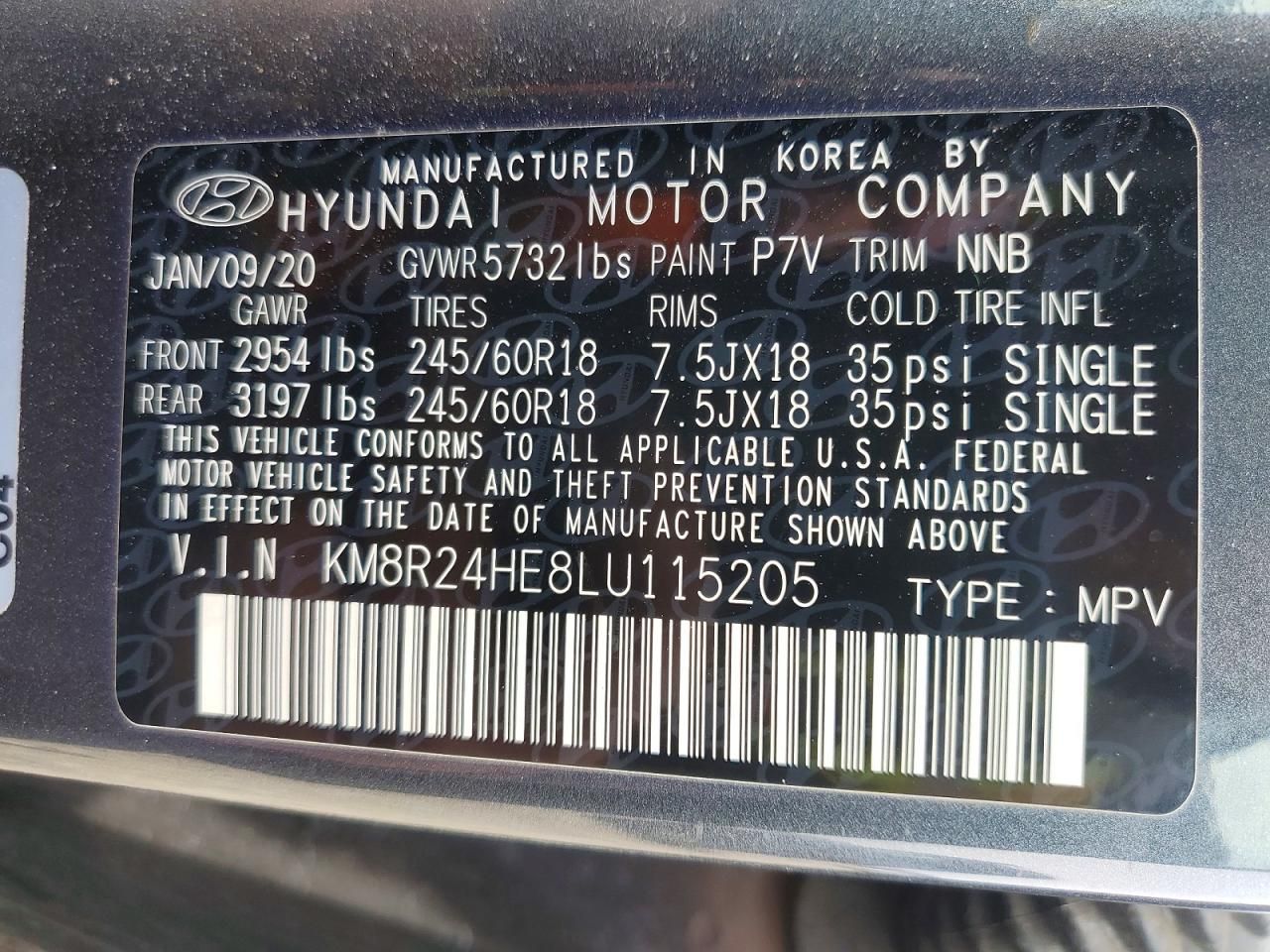 2020 Hyundai Palisade sel