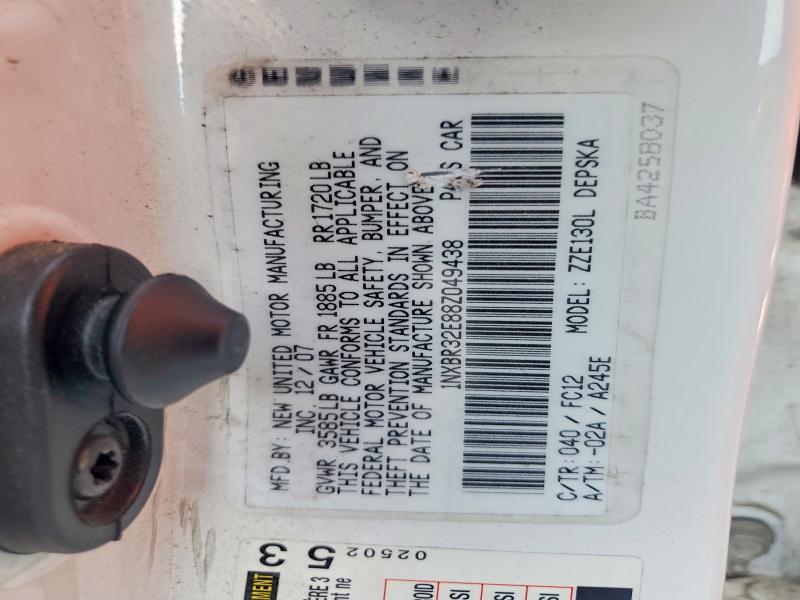 2008 Toyota Corolla s