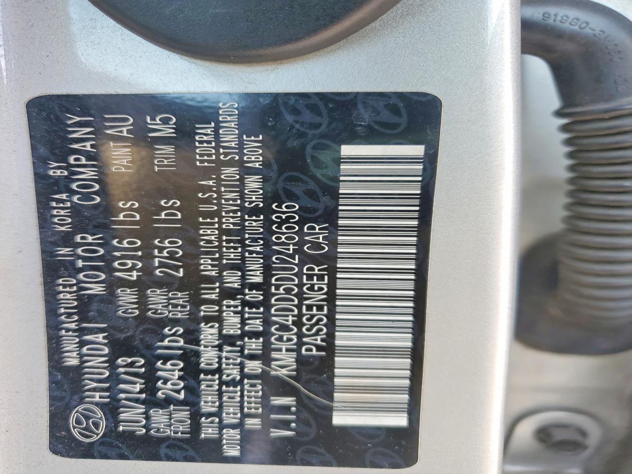 2013 Hyundai Genesis 3.8l