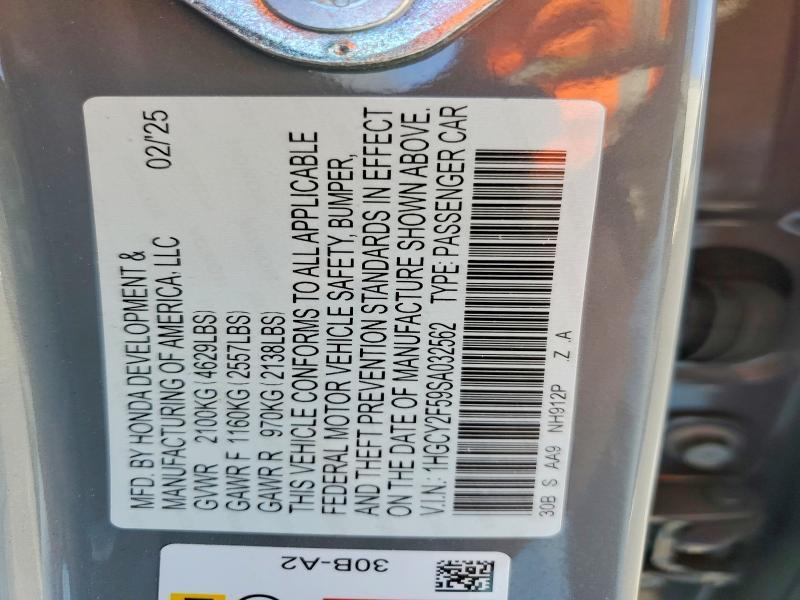 2025 Honda Accord Hybrid Sport