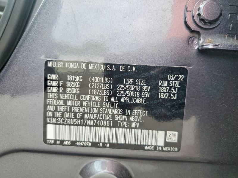 2022 Honda Hr-v Sport