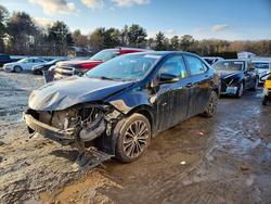 Salvage cars for sale from Copart Mendon, MA: 2015 Toyota Corolla Base