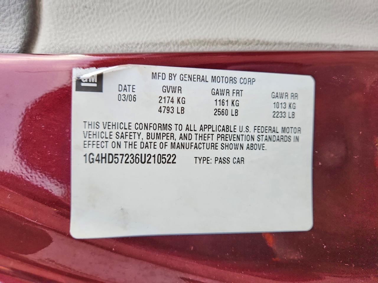 2006 Buick Lucerne cxl