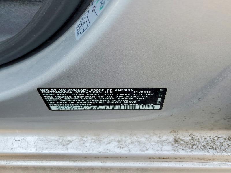 2013 Volkswagen Passat se