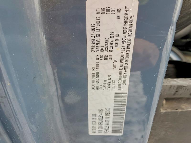 2020 Dodge Ram Promaster 3500 Delivery van