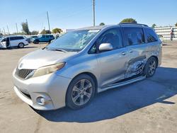 Vehiculos salvage en venta de Copart Miami, FL: 2013 Toyota Sienna se Premium 8-passenger