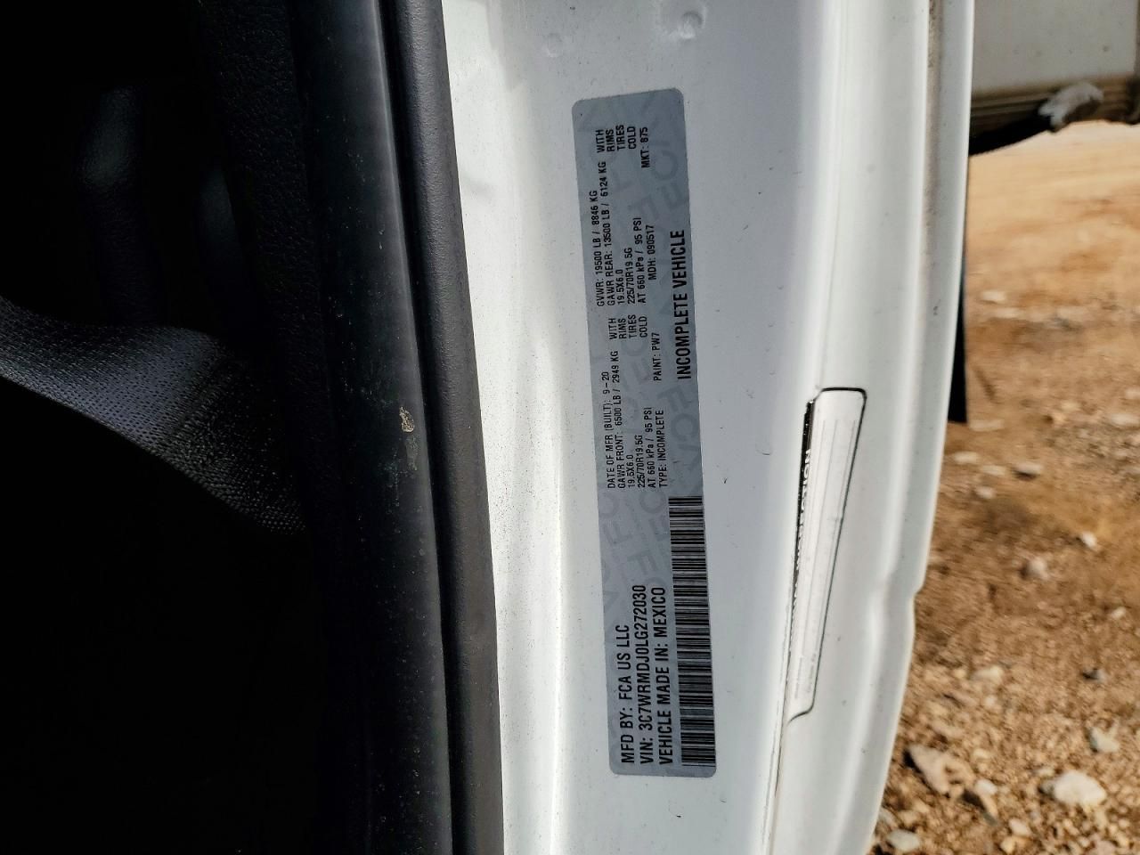 2020 Dodge RAM 5500 Refrigerated BOX Truck