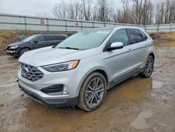 Vehiculos salvage en venta de Copart Davison, MI: 2019 Ford Edge Titanium