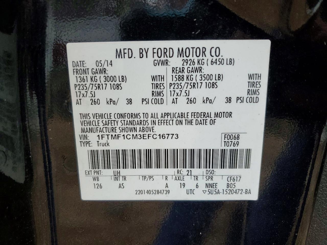 2014 Ford F150