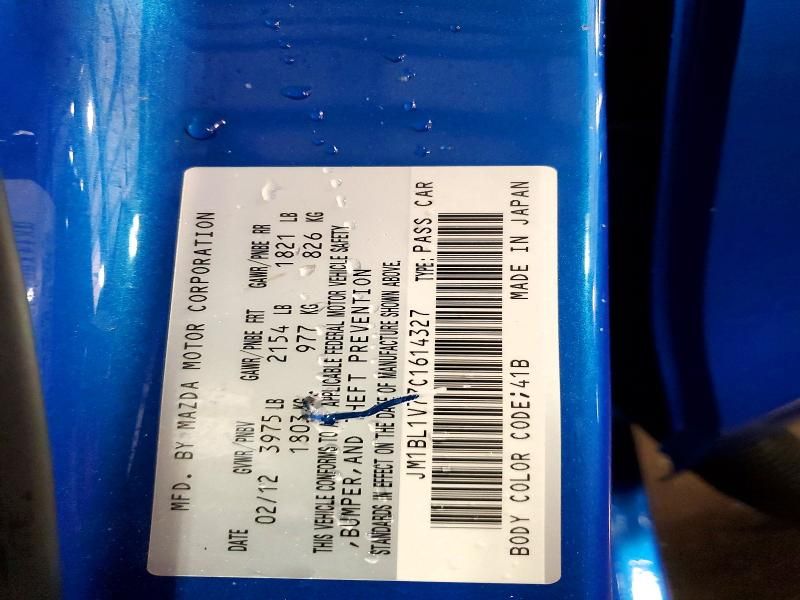 2012 Mazda 3 I