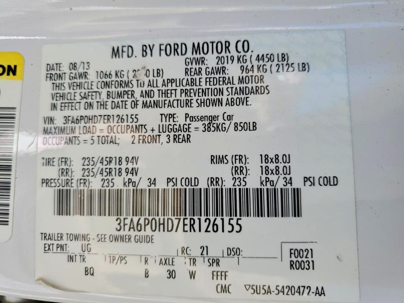 2014 Ford Fusion se